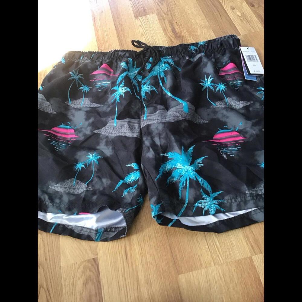 Burnside men’s swim shorts, new, jcpenny, xl, quick drying, uv protection